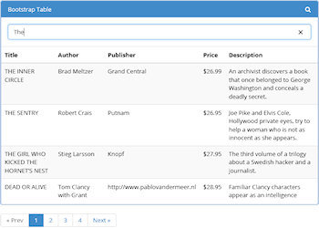 Bootstrap Table