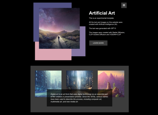 Artificial Art Template