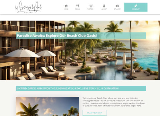 Beach Club Template