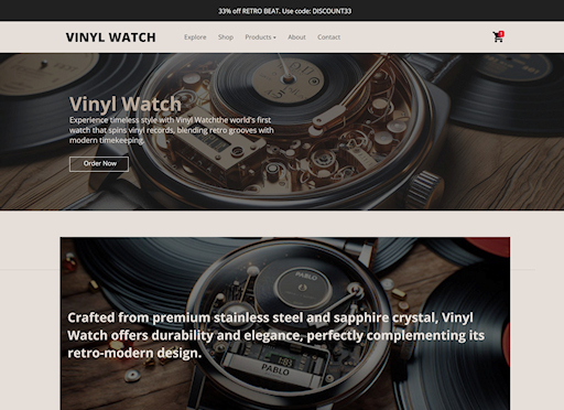 Vinyl Watch